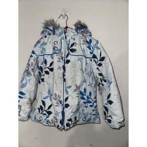 Free Country Youth Sx 5/6 Winter Jacket Fleece Lined Full Zip